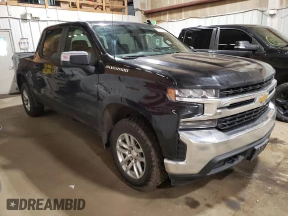 2022 Chevrolet Silverado 1500 LT with VIN 1GCPYJEK2NZ159225, listed as a Copart auction lot 69325455 with 69,750 mi miles and Salvage title. Bid and sale history available at DreamBid. Image 4.