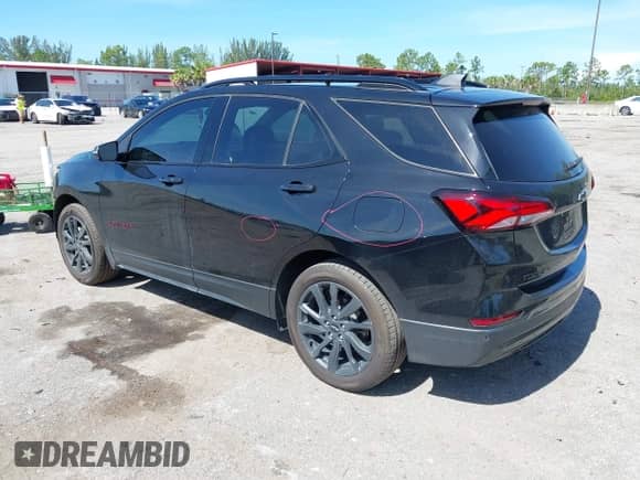 2022 Chevrolet Equinox RS z VIN 2GNAXWEV3N6108030, wystawiony jako IAAI lot #42789211 z przebiegiem 54 989 mil mil oraz . Historia ofert i sprzedaży dostępna na DreamBid. Obrazek 3.