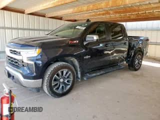 2023 Chevrolet Silverado 1500 LT z VIN 2GCUDDED1P1112278, wystawiony jako Copart lot #69881015 z przebiegiem 46 704 mil mil oraz Czysty tytuł • Clean title. Historia ofert i sprzedaży dostępna na DreamBid. Obrazek 1.