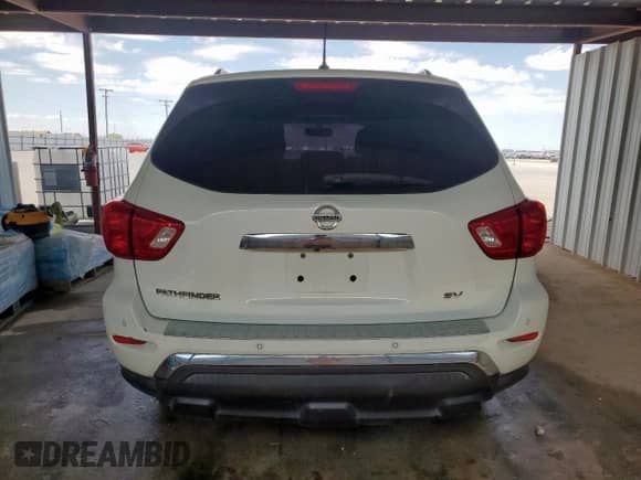 2017 Nissan Pathfinder SV with VIN 5N1DR2MN5HC908846, listed as a Copart auction lot 84612735 with 119,687 mi miles and Clean title. Bid and sale history available at DreamBid. Image 6.