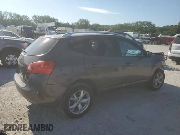2009 Nissan Rogue SL with VIN JN8AS58V29W169219, listed as a Copart auction lot 62508145 with 215,054 mi miles and Salvage title. Bid and sale history available at DreamBid. Image 3.