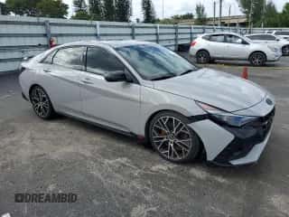 2022 Hyundai Elantra с VIN KMHLW4AK1NU005982, выставлен на аукционе Copart как лот 87179045 с пробегом 27 404 миль миль и Списание • Salvage title. История ставок и продаж доступна на DreamBid. Изображение 4.