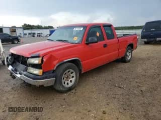 2005 Chevrolet Silverado 1500 Work Truck with VIN 1GCEC19X65Z168456, listed as a Copart auction lot 68110095 with Not provided miles and Salvage title. Bid and sale history available at DreamBid. Image 1.