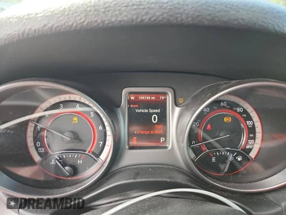 2020 Dodge Journey Crossroad с VIN 3C4PDCGBXLT271537, выставлен на аукционе Copart как лот 83854495 с пробегом 106 749 миль миль и Списание • Salvage title. История ставок и продаж доступна на DreamBid. Изображение 9.