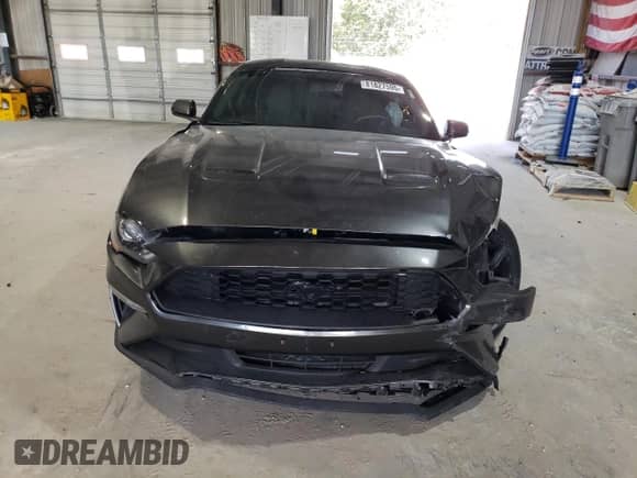 2018 Ford Mustang EcoBoost with VIN 1FA6P8TH8J5128938, listed as a Copart auction lot 81827595 with 53,929 mi miles and Salvage title. Bid and sale history available at DreamBid. Image 5.