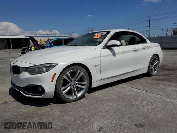 2018 BMW 4 Series 430i with VIN WBA4Z1C50JEA31497, listed as a Copart auction lot 69812385 with Not provided miles and Non repairable. Bid and sale history available at DreamBid. Image 1.