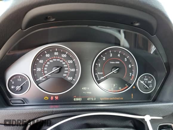 2017 BMW 4 Series 430i with VIN WBA4R7C53HK895648, listed as a Copart auction lot 80531895 with 63,883 mi miles and Salvage title. Bid and sale history available at DreamBid. Image 9.