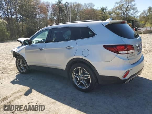 2017 Hyundai Santa Fe SE Ultimate with VIN KM8SRDHF3HU172778, listed as a Copart auction lot 54674845 with Not provided miles and Salvage title. Bid and sale history available at DreamBid. Image 2.