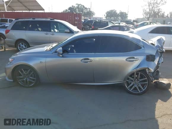 2015 Lexus IS 250 with VIN JTHBF1D22F5080890, listed as a IAAI auction lot 43325386 with 169,201 mi miles and . Bid and sale history available at DreamBid. Image 14.