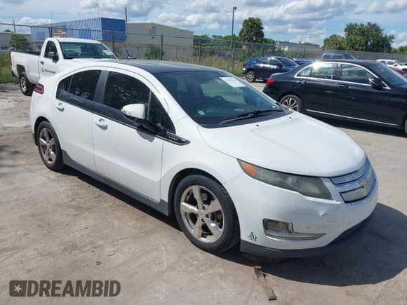 2012 Chevrolet Volt with VIN 1G1RD6E42CU102416, listed as a IAAI auction lot 43281226 with Not provided miles and . Bid and sale history available at DreamBid. Image 1.