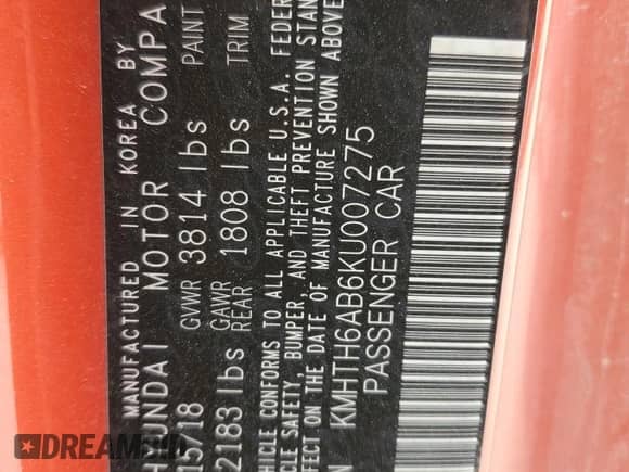 2019 Hyundai Veloster Turbo R-Spec z VIN KMHTH6AB6KU007275, wystawiony jako Copart lot #47395595 z przebiegiem 115 632 mil mil oraz Czysty tytuł • Clean title. Historia ofert i sprzedaży dostępna na DreamBid. Obrazek 14.