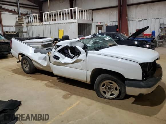 2004 Chevrolet Silverado 1500 Work Truck with VIN 1GCEC14VX4E106375, listed as a Copart auction lot 45990005 with Not provided miles and Non repairable. Bid and sale history available at DreamBid. Image 4.