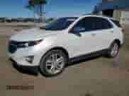 2018 Chevrolet Equinox Premier with VIN 2GNAXWEX1J6312675, listed as a Copart auction lot 84423065 with 56,326 mi miles and Clean title. Bid and sale history available at DreamBid. Image 1.