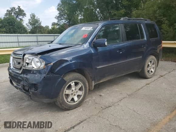 2009 Honda Pilot Touring with VIN 5FNYF48999B016322, listed as a Copart auction lot 71404925 with 205,468 mi miles and Salvage title. Bid and sale history available at DreamBid. Image 1.