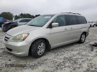 2005 Honda Odyssey EX с VIN 5FNRL38485B406723, выставлен на аукционе Copart как лот 82227985 с пробегом 283 465 миль миль и Списание • Salvage title. История ставок и продаж доступна на DreamBid. Изображение 1.