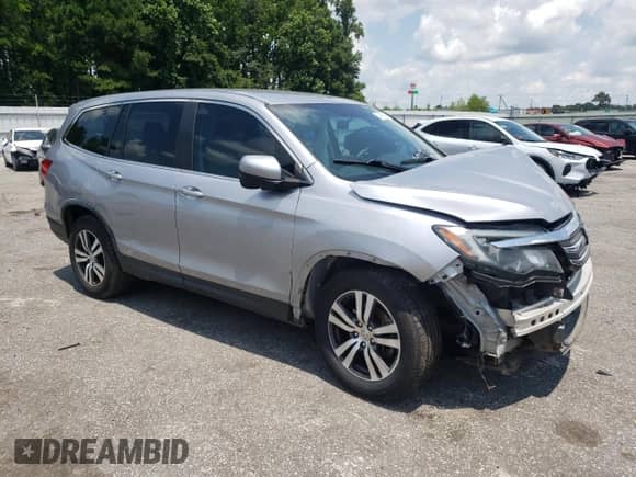 2018 Honda Pilot EX with VIN 5FNYF5H30JB012598, listed as a Copart auction lot 63489205 with 204,366 mi miles and Salvage title. Bid and sale history available at DreamBid. Image 4.