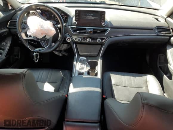 2022 Honda Accord EX-L with VIN 1HGCV3F54NA028423, listed as a Copart auction lot 66878225 with 22,590 mi miles and Salvage title. Bid and sale history available at DreamBid. Image 8.