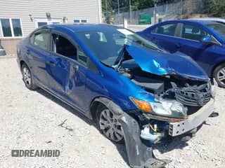 2012 Honda Civic with VIN 19XFB2F22CE303205, listed as a IAAI auction lot 42993234 with 170,000 mi miles and . Bid and sale history available at DreamBid. Image 1.