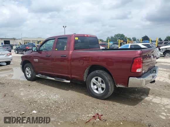 2018 Ram 1500 Tradesman z VIN 1C6RR7FG8JS258922, wystawiony jako Copart lot #65002285 z przebiegiem 56 938 mil mil oraz Szkoda całkowita • Salvage title. Historia ofert i sprzedaży dostępna na DreamBid. Obrazek 2.