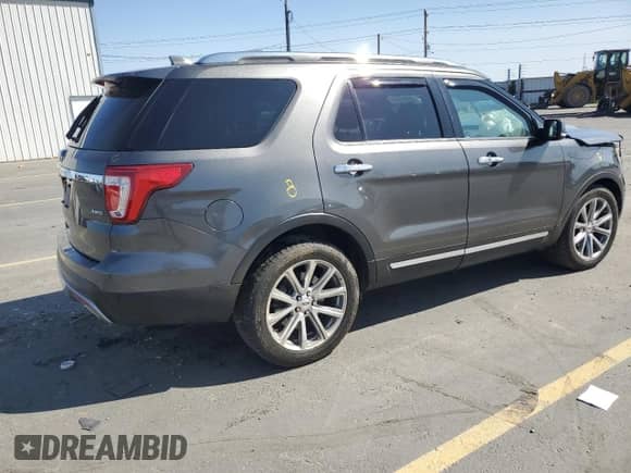 2017 Ford Explorer Limited z VIN 1FM5K8F82HGC69398, wystawiony jako Copart lot #80964655 z przebiegiem Nie podano mil oraz Szkoda całkowita • Salvage title. Historia ofert i sprzedaży dostępna na DreamBid. Obrazek 3.