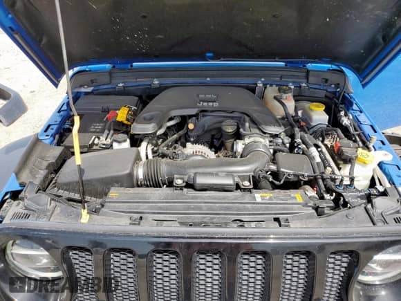 2021 Jeep Wrangler Unlimited Willys с VIN 1C4HJXDG1MW830084, выставлен на аукционе Copart как лот 65208135 с пробегом 42 139 миль миль и Списание • Salvage title. История ставок и продаж доступна на DreamBid. Изображение 12.