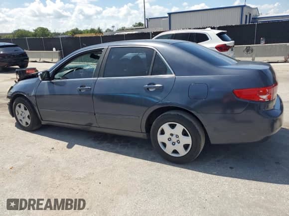 2005 Honda Accord LX с VIN 1HGCM55425A013247, выставлен на аукционе Copart как лот 64268485 с пробегом 336 008 миль миль и На запчасти • Non repairable. История ставок и продаж доступна на DreamBid. Изображение 2.