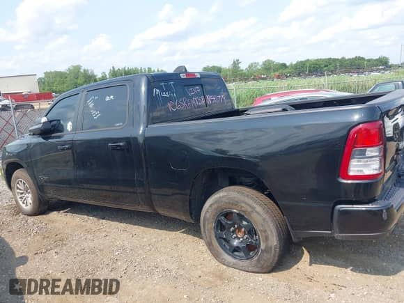 2023 Ram 1500 Big Horn with VIN 1C6SRFMT5PN541779, listed as a IAAI auction lot 42664332 with 21,067 mi miles and . Bid and sale history available at DreamBid. Image 14.