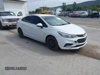 2018 Chevrolet Cruze LS with VIN 1G1BB5SM8J7129850, listed as a IAAI auction lot 43186067 with 145,615 mi miles and . Bid and sale history available at DreamBid. Image 1.
