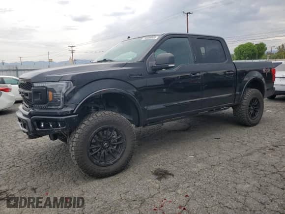 2019 Ford F-150 XL with VIN 1FTEW1E43KKD73255, listed as a Copart auction lot 70589805 with 62,824 mi miles and Salvage title. Bid and sale history available at DreamBid. Image 1.
