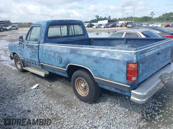 1987 Dodge Trucks with VIN 1B7HD14T3HS523739, listed as a IAAI auction lot 42426820 with 33,691 mi miles and . Bid and sale history available at DreamBid. Image 3.