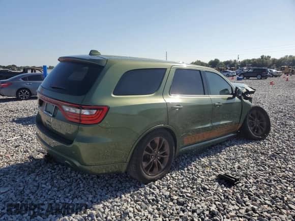 2020 Dodge Durango GT Plus with VIN 1C4RDHDGXLC119372, listed as a Copart auction lot 66740445 with Not provided miles and Non repairable. Bid and sale history available at DreamBid. Image 3.
