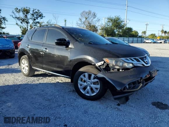 2014 Nissan Murano SV with VIN JN8AZ1MU7EW420537, listed as a Copart auction lot 87389465 with 89,673 mi miles and Salvage title. Bid and sale history available at DreamBid. Image 4.