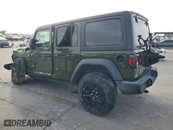2021 Jeep Wrangler Unlimited Sport Altitude with VIN 1C4HJXDG7MW708491, listed as a Copart auction lot 83564304 with 8,319 mi miles and Clean title. Bid and sale history available at DreamBid. Image 2.