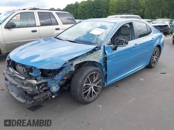 2023 Toyota Camry SE with VIN 4T1G11AK4PU102756, listed as a IAAI auction lot 43021249 with 46,205 mi miles and . Bid and sale history available at DreamBid. Image 2.