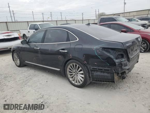 2015 Hyundai Equus Ultimate с VIN KMHGH4JH7FU092403, выставлен на аукционе Copart как лот 43923784 с пробегом 88 030 миль миль и . История ставок и продаж доступна на DreamBid. Изображение 2.