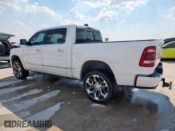2020 Ram 1500 Limited z VIN 1C6SRFHM6LN225630, wystawiony jako Copart lot #69461745 z przebiegiem 113 947 mil mil oraz Czysty tytuł • Clean title. Historia ofert i sprzedaży dostępna na DreamBid. Obrazek 2.