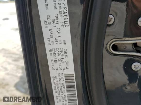 2017 Dodge Journey Crossroad Plus with VIN 3C4PDDGG2HT578810, listed as a Copart auction lot 64097045 with 256,113 mi miles and Salvage title. Bid and sale history available at DreamBid. Image 14.