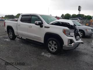 2021 GMC Sierra 1500 SLT with VIN 3GTU9DED4MG261384, listed as a IAAI auction lot 42161232 with 36,685 mi miles and . Bid and sale history available at DreamBid. Image 1.