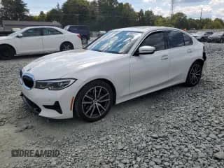 2019 BMW 3 Series 330i with VIN WBA5R1C51KAJ98333, listed as a Copart auction lot 80687105 with 88,063 mi miles and Salvage title. Bid and sale history available at DreamBid. Image 1.