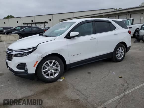 2022 Chevrolet Equinox LT с VIN 2GNAXJEV7N6120698, выставлен на аукционе Copart как лот 69628815 с пробегом 51 834 миль миль и На запчасти • Non repairable. История ставок и продаж доступна на DreamBid. Изображение 1.