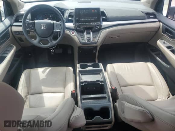 2023 Honda Odyssey EX-L с VIN 5FNRL6H64PB075080, выставлен на аукционе Copart как лот 68033585 с пробегом 23 402 миль миль и Списание • Salvage title. История ставок и продаж доступна на DreamBid. Изображение 8.