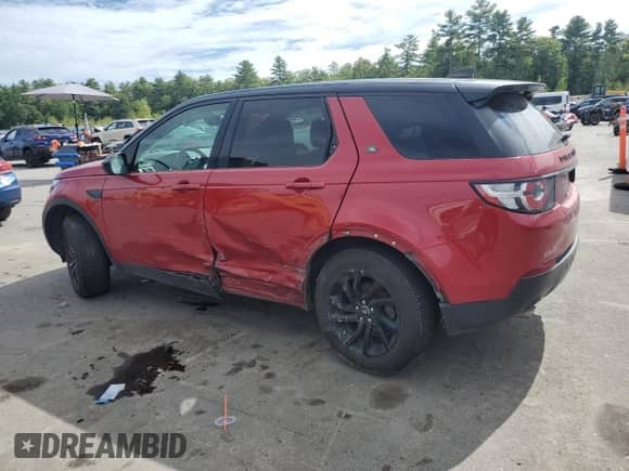 2018 Land Rover Discovery Sport SE with VIN SALCP2RXXJH757861, listed as a Copart auction lot 80247195 with 135,819 mi miles and Salvage title. Bid and sale history available at DreamBid. Image 2.