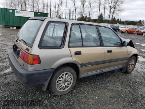 1990 Honda Civic with VIN JHMEE2754LS010638, listed as a Copart auction lot 85169464 with 167,566 mi miles and Salvage title. Bid and sale history available at DreamBid. Image 3.