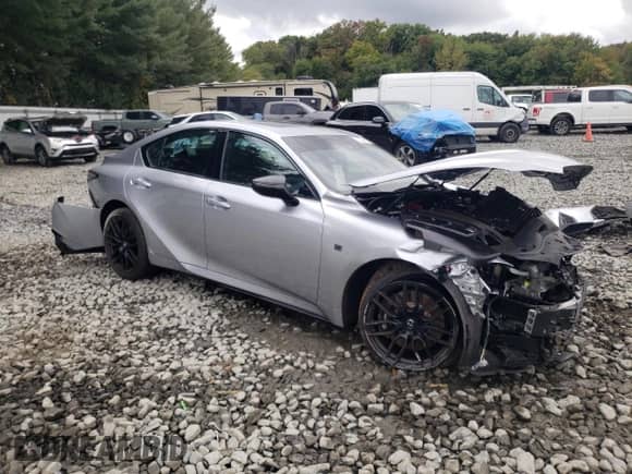 2024 Lexus IS 500 F Sport Performance z VIN JTHAP1D27R5005356, wystawiony jako Copart lot #73366184 z przebiegiem 9 916 mil mil oraz Szkoda całkowita • Salvage title. Historia ofert i sprzedaży dostępna na DreamBid. Obrazek 4.