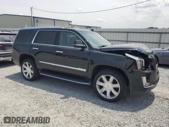 2018 Cadillac Escalade Luxury with VIN 1GYS4BKJ2JR347349, listed as a Copart auction lot 60701325 with 118,293 mi miles and Salvage title. Bid and sale history available at DreamBid. Image 4.