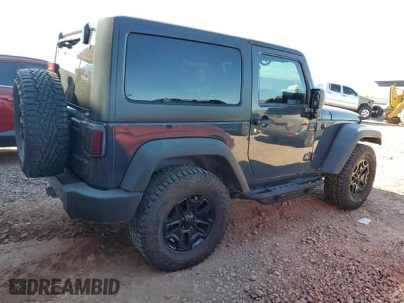 2017 Jeep Wrangler Sport with VIN 1C4AJWAG9HL729625, listed as a Copart auction lot 84612605 with 90,361 mi miles and Salvage title. Bid and sale history available at DreamBid. Image 3.