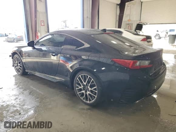 2016 Lexus RC 350 F Sport with VIN JTHSE5BC8G5006431, listed as a Copart auction lot 46497245 with 95,831 mi miles and Salvage title. Bid and sale history available at DreamBid. Image 2.
