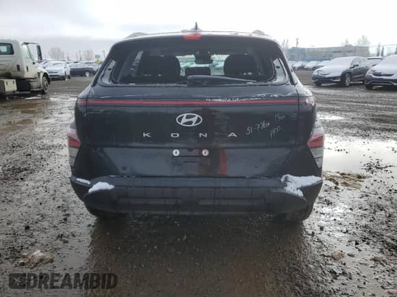 2024 Hyundai Kona SEL with VIN KM8HB3AB7RU171988, listed as a Copart auction lot 77008054 with 1,445 mi miles and Clean title. Bid and sale history available at DreamBid. Image 6.