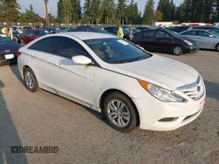 2012 Hyundai Sonata GLS with VIN 5NPEB4AC6CH338400, listed as a IAAI auction lot 43258012 with 145,518 mi miles and . Bid and sale history available at DreamBid. Image 1.