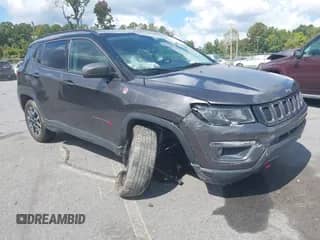 2021 Jeep Compass Trailhawk z VIN 3C4NJDDB1MT529178, wystawiony jako IAAI lot #43207774 z przebiegiem 119 366 mil mil oraz . Historia ofert i sprzedaży dostępna na DreamBid. Obrazek 1.